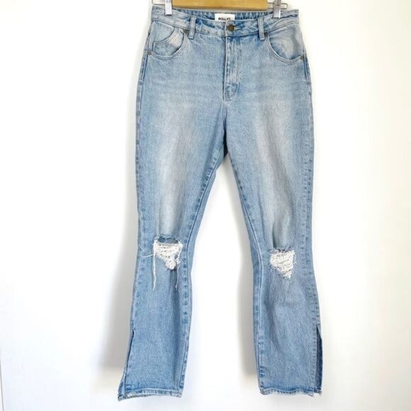 ROLLAS AUSSIE MILLER MID-HIGH RISE SLIM JEANS STRAIGHT LEG 28 - Picture 9 of 10